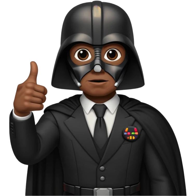 Darth Vader thumb up emoji   emoji