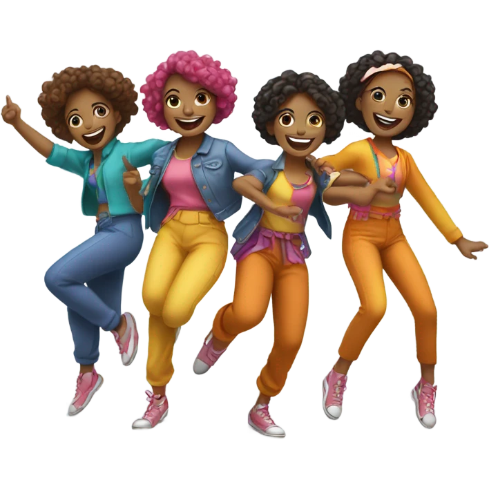 Girly dance  emoji