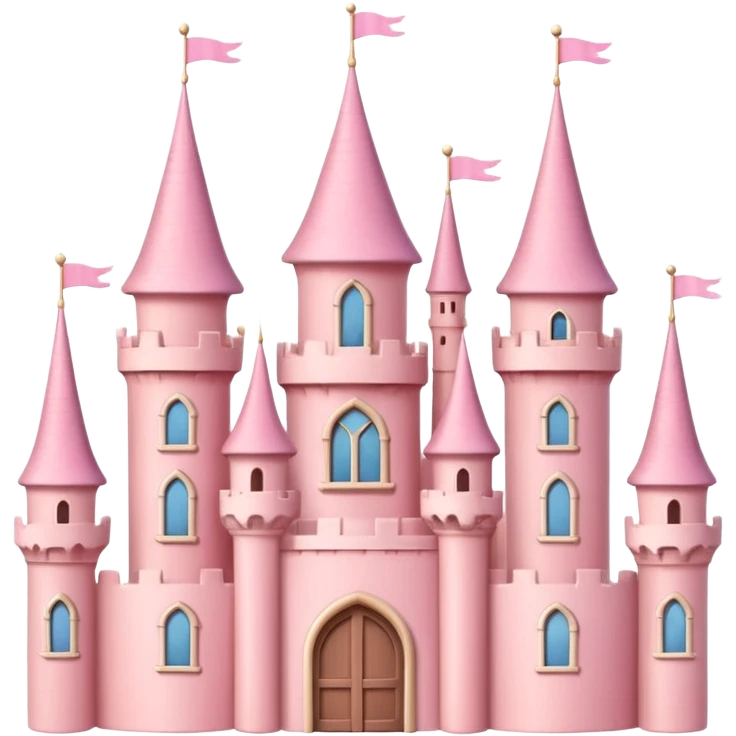 Little Pink castle emoji