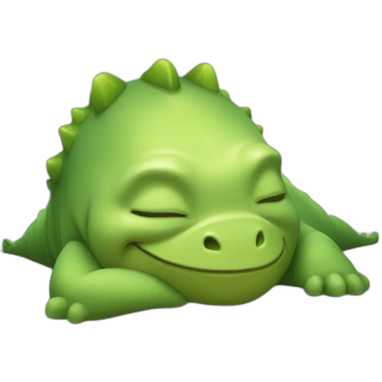 Sherk sleeping emoji