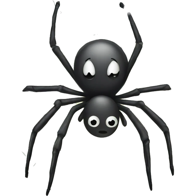 Spider on a spider web emoji