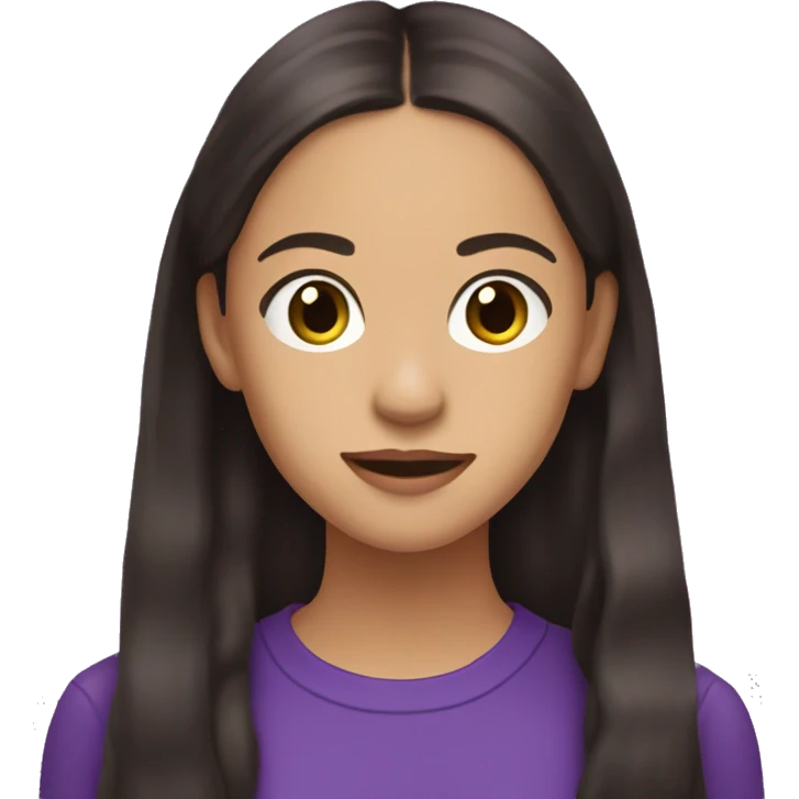 Olivia rodrigo in purple emoji