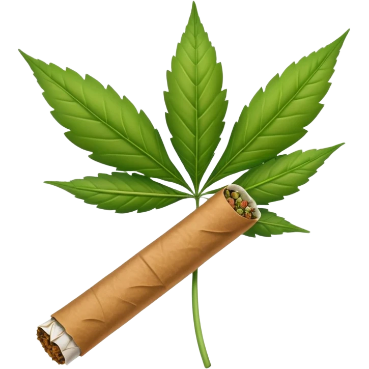 weed joint emoji