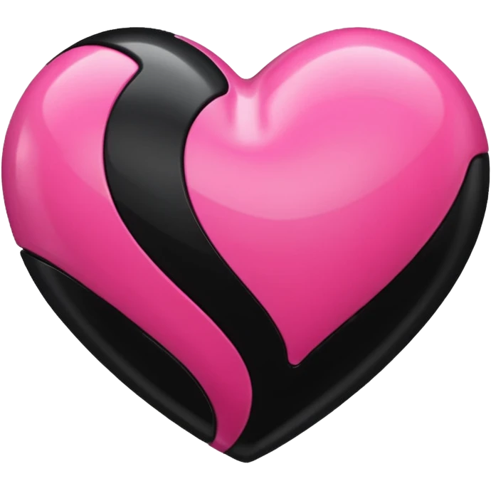 3𝕕 ℙ𝕚𝕟𝕜 𝕒𝕟𝕕 𝕓𝕝𝕒𝕔𝕜  𝕙𝕖𝕒𝕣𝕥 emoji