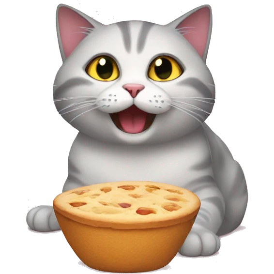 the cat hungry emoji