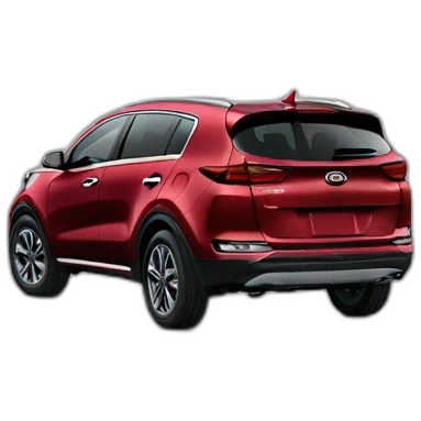 red kia sportage from 2020 emoji