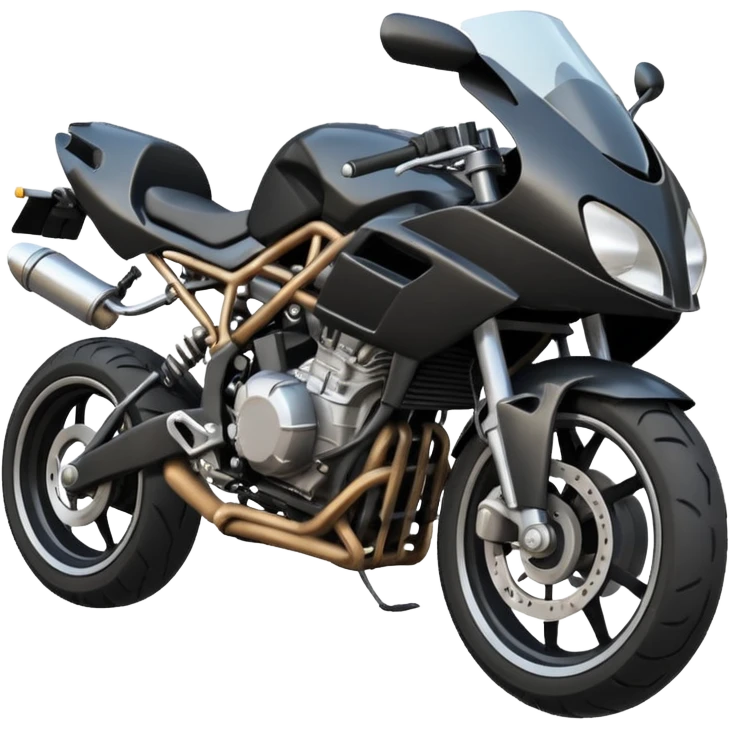 crashed sports motorcycle emoji