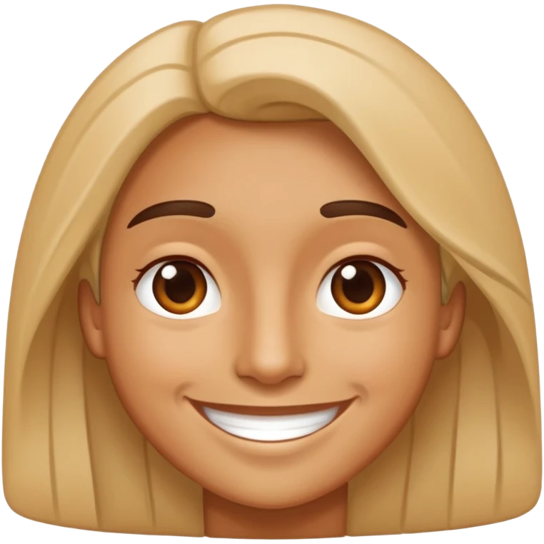 Smiling hard  emoji