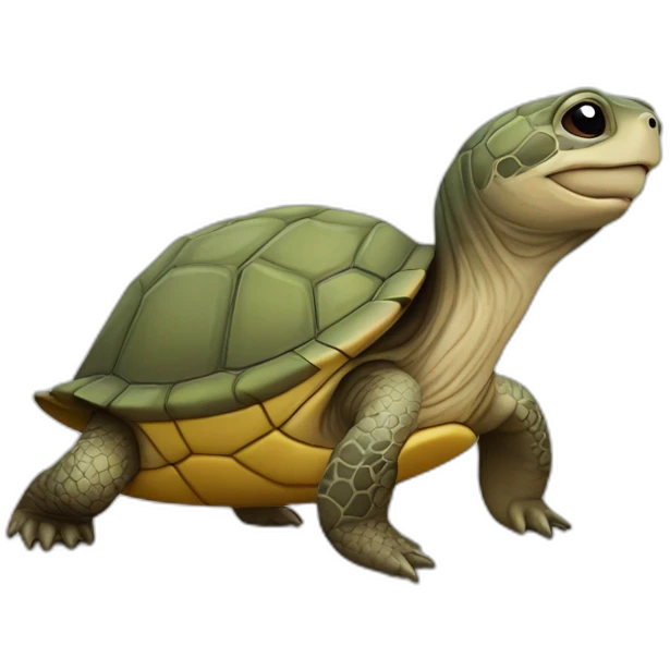 Tortue sur loutre emoji