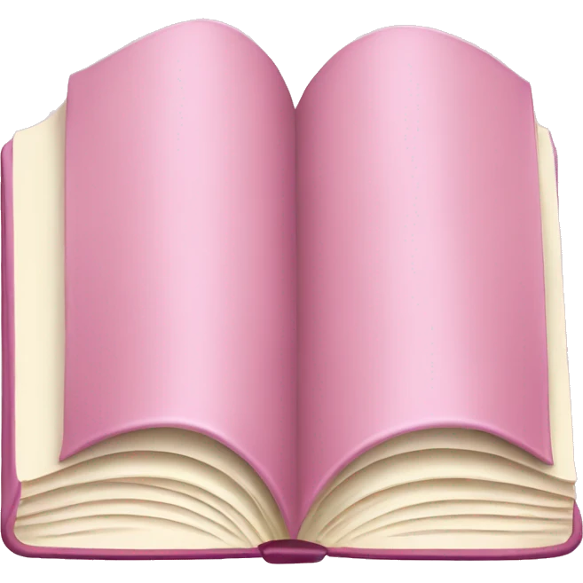 light pink book emoji