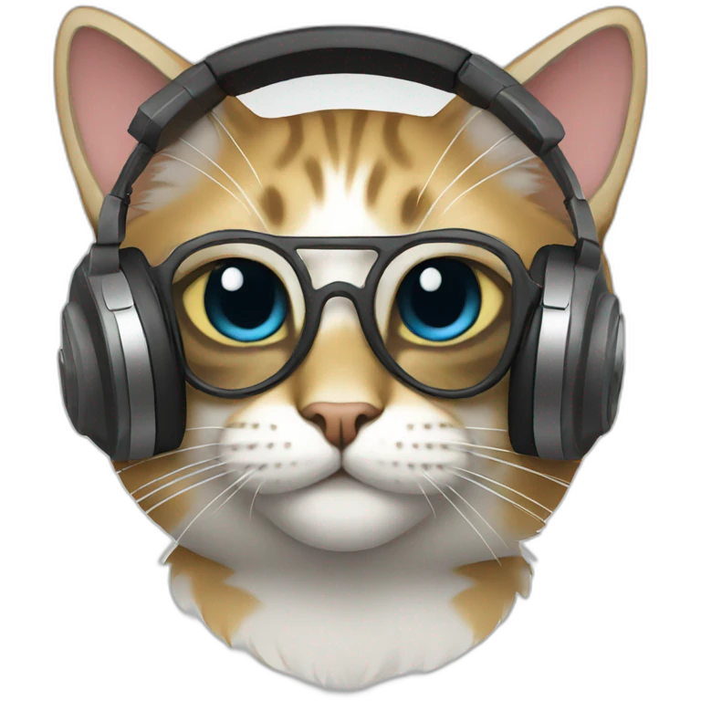 Dj cat emoji