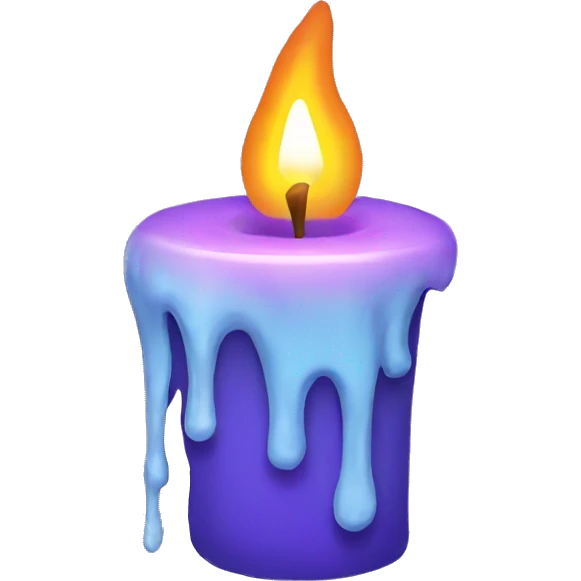 melting candle emoji
