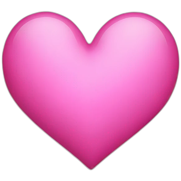 pink hearth emoji