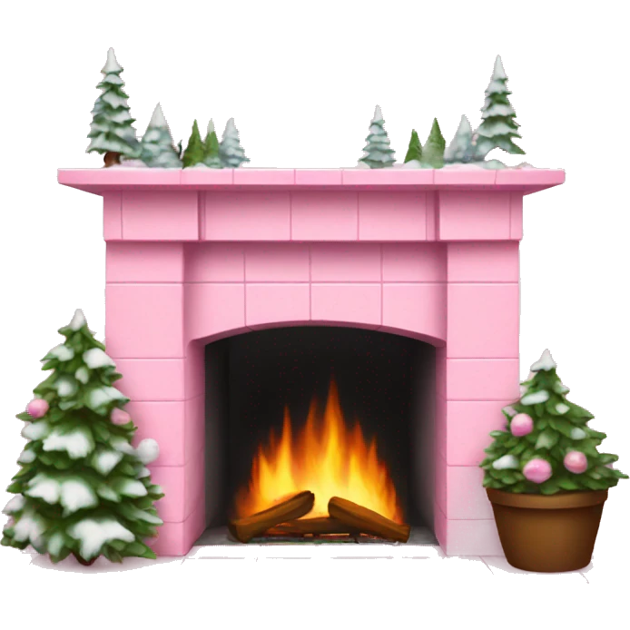 Winter Pink FirePlace emoji