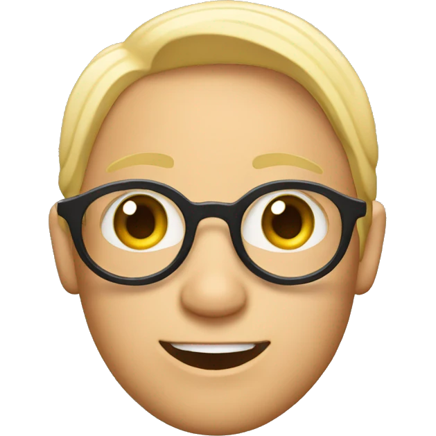 Cara feliz con ojeras emoji