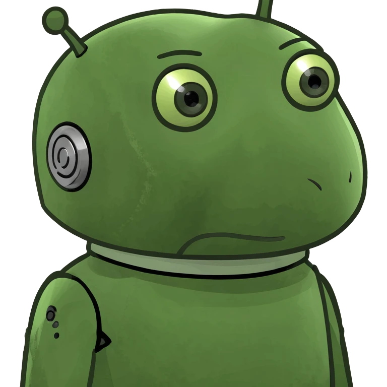 Robot sad emoji