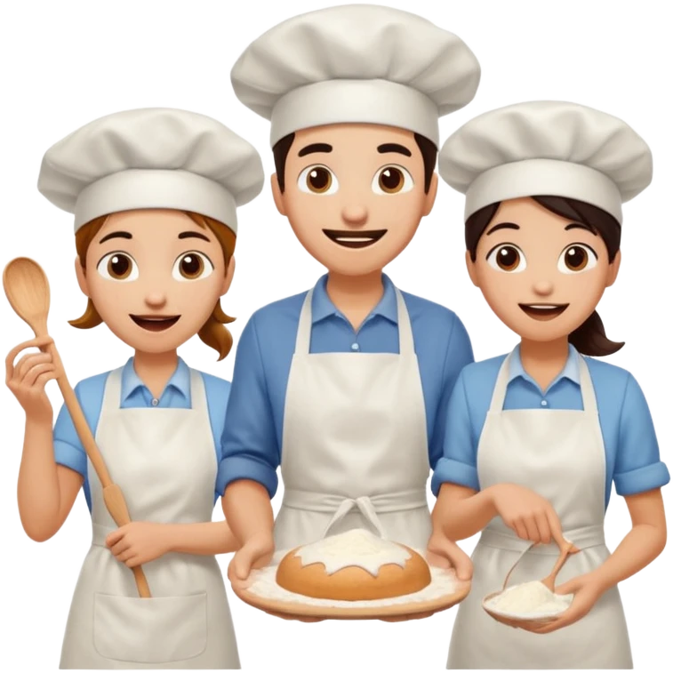 Goofy bakers emoji