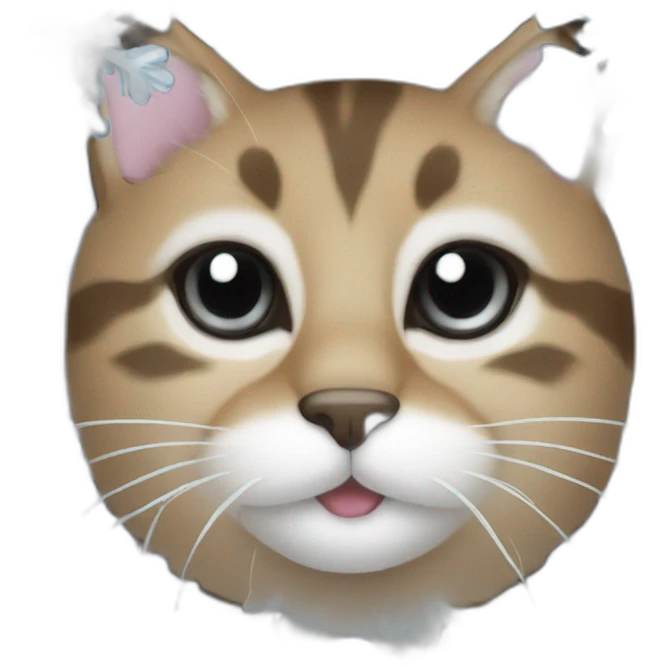  cat snowflake emoji