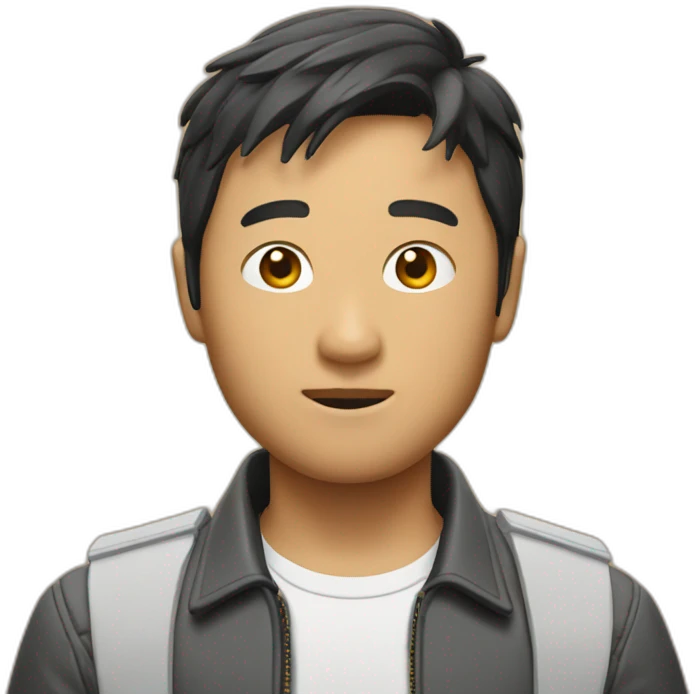 asian Marty McFly emoji