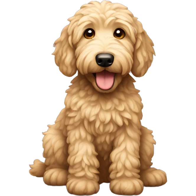 Golden doodle emoji