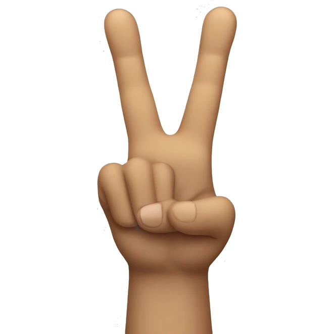 An emoji where both hands form a triangle with palms facing outward, with the two thumbs connected to form the base of the triangle. emoji