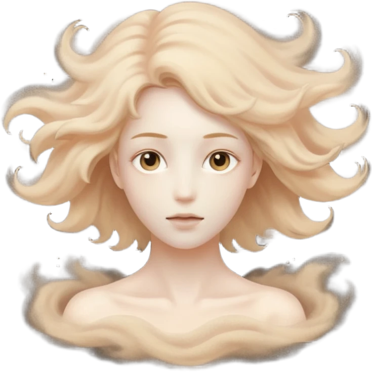 person transforming into dust emoji