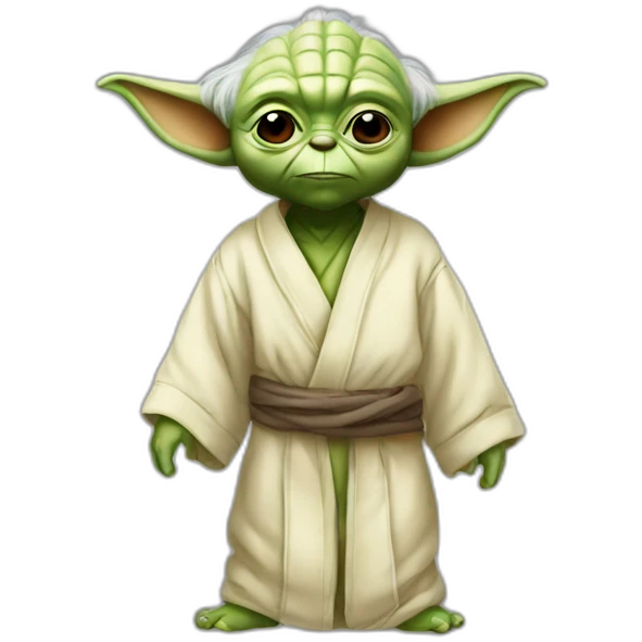 Yoda en pijama emoji
