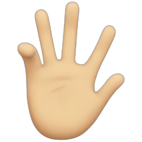 Avatar show hand like 🫶 emoji