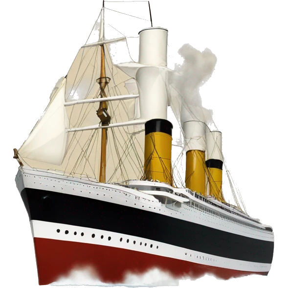 RMS Carpathia White Star Line 1 Funnel emoji