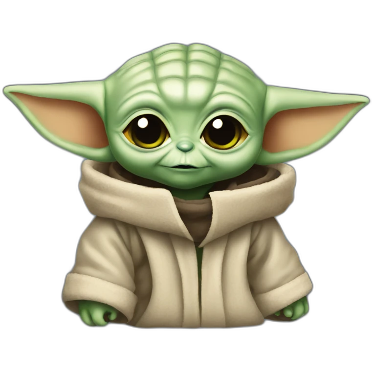 baby yoda joins the dark side emoji
