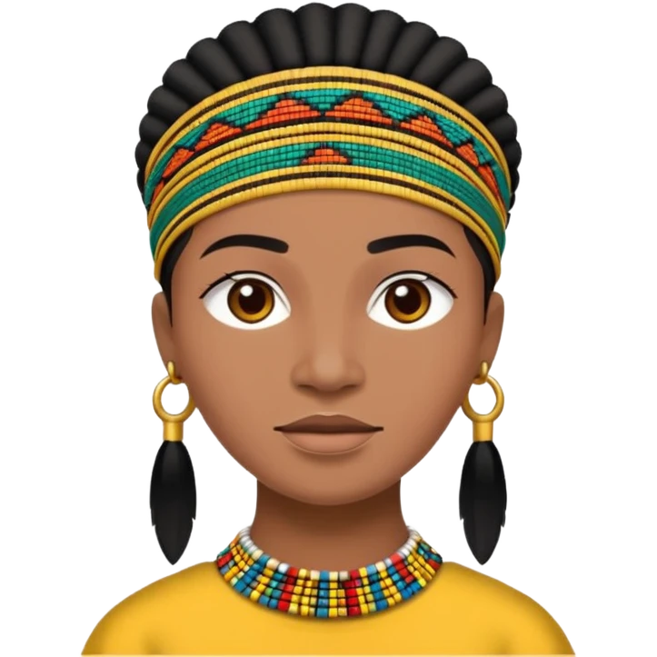 Zulu traditional head band (umqhele) emoji