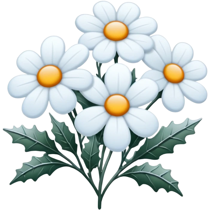 winter flowers  emoji