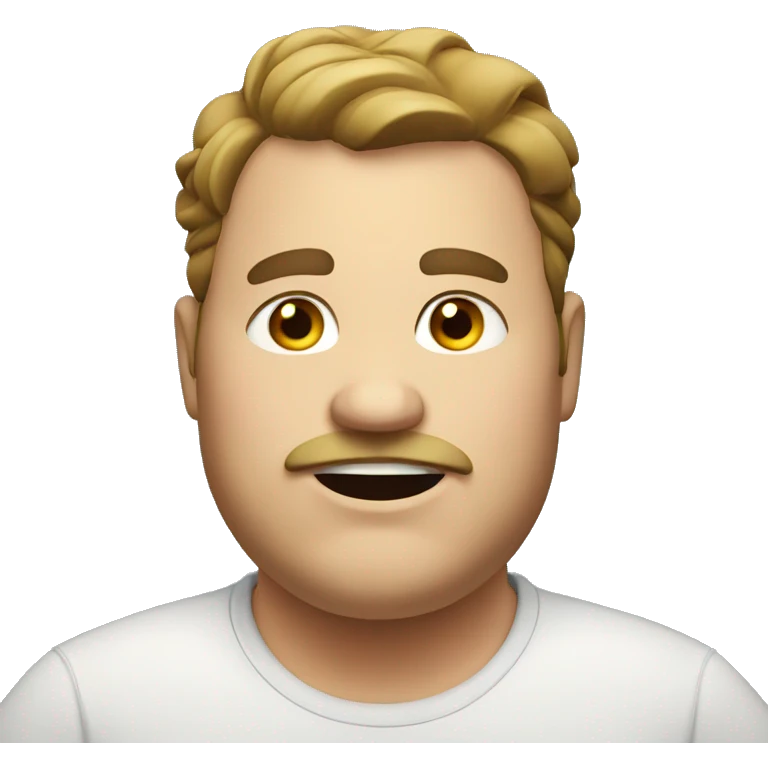 Fat guy emoji