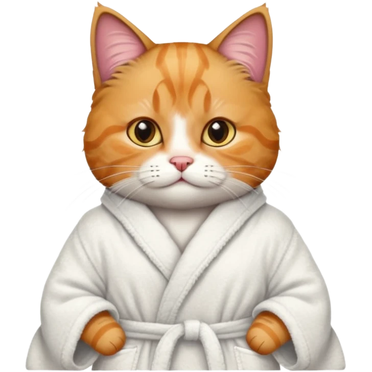 scottish cat with bathrope emoji