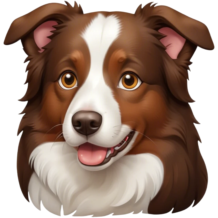 Perro boder colie emoji