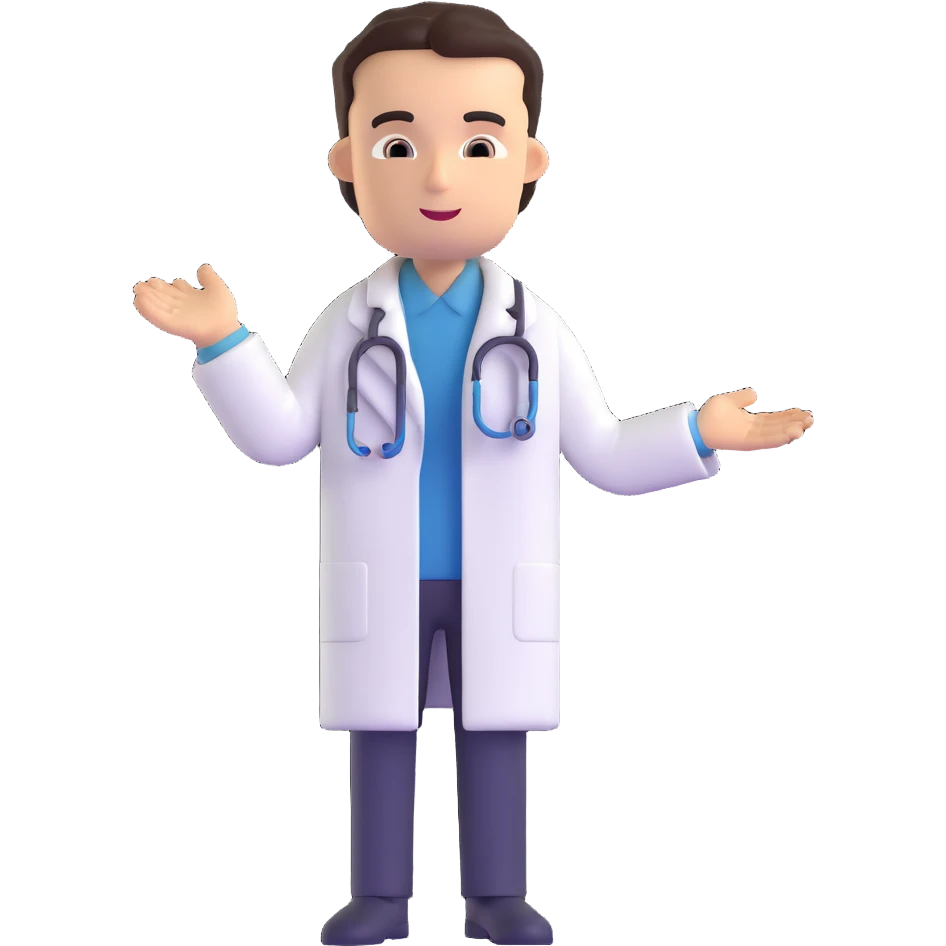 doctor in white coat emoji