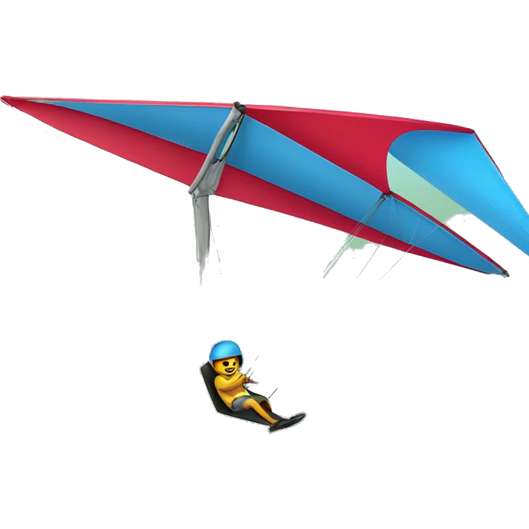 Hang gliding emoji