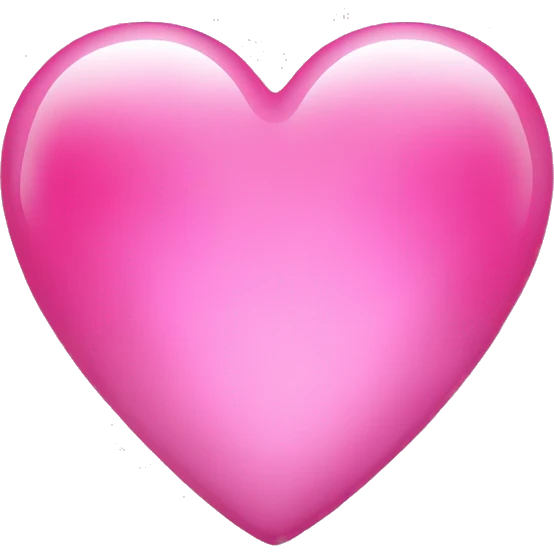 pink glass heart emoji