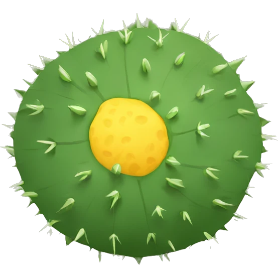 round Nopal emoji