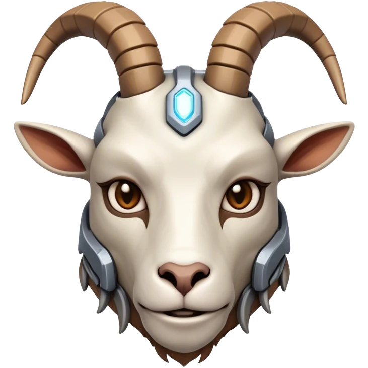 Cybernetic Goat(Ram) man emoji