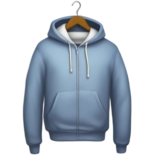 Hoodie on a hanger emoji