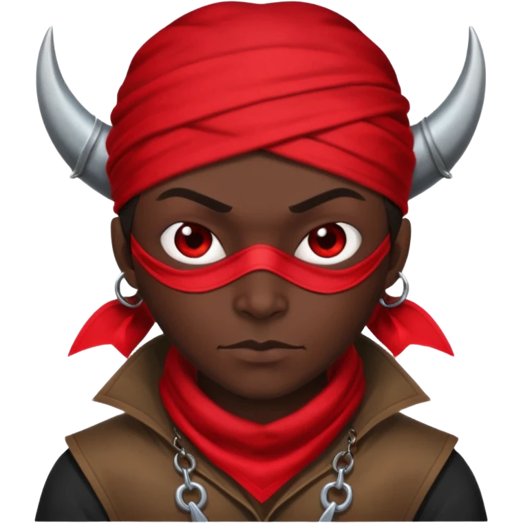Emoji de bandido con diablito  emoji