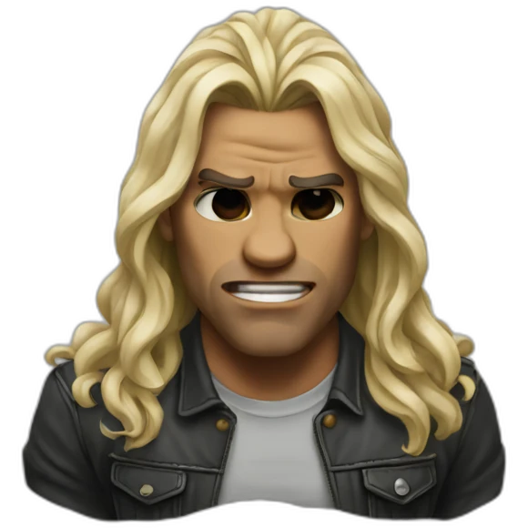 Rock suusy but mad emoji