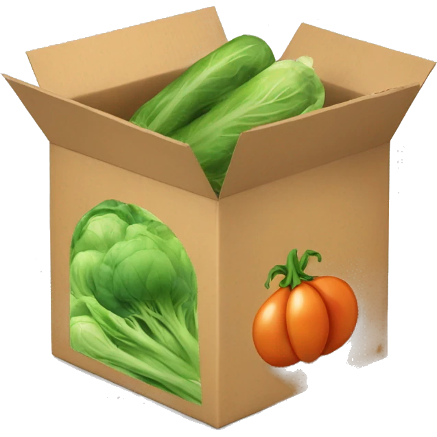 vegetable stock in a package emoji
