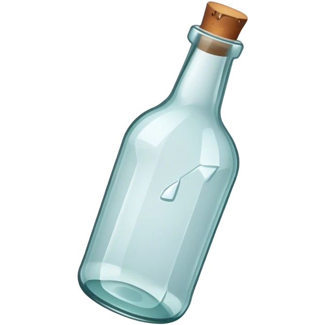 Broken bottle emoji