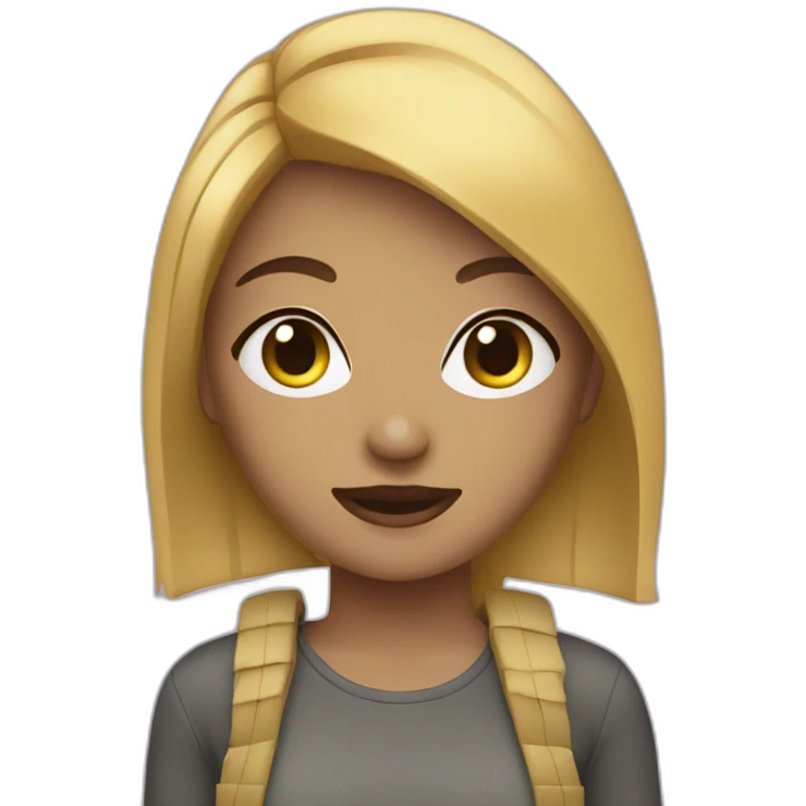 scene style girl emoji