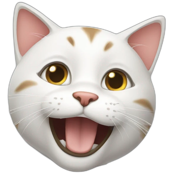 Happy cat emoji