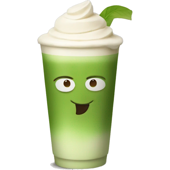 Matcha latte  emoji