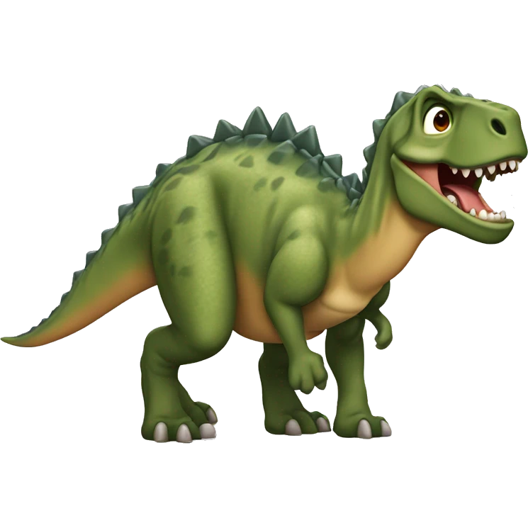 dinossauro cagando emoji