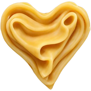 Heart pasta emoji